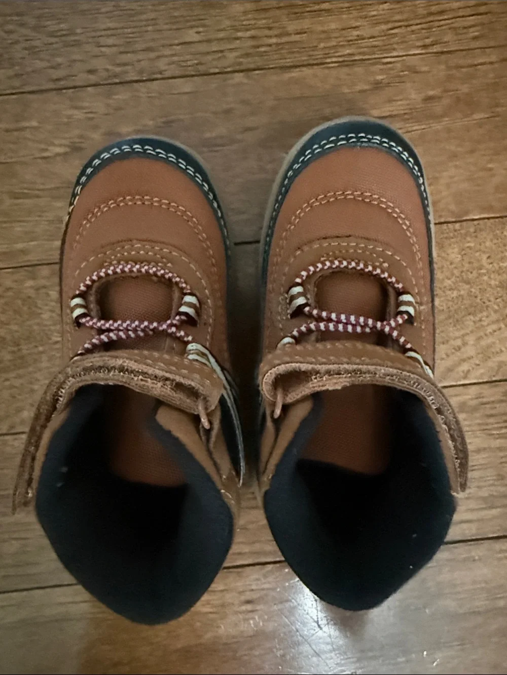 Carter's Brown and Black Toddler Hiking Boots